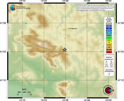 Mappa EMS - località