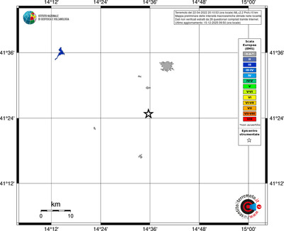 Mappa EMS - territori località