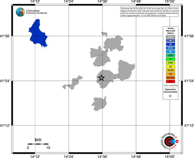 Mappa MCS - territori comuni