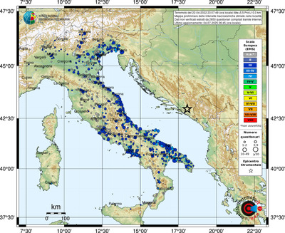 Mappa EMS - località