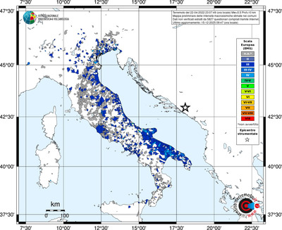 Mappa EMS - territori comuni