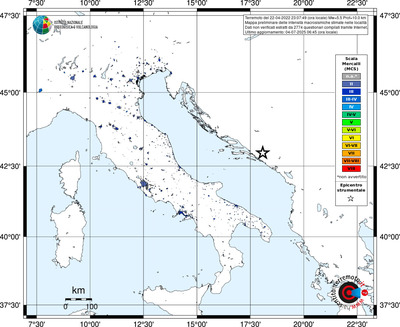 Mappa MCS - territori delle località