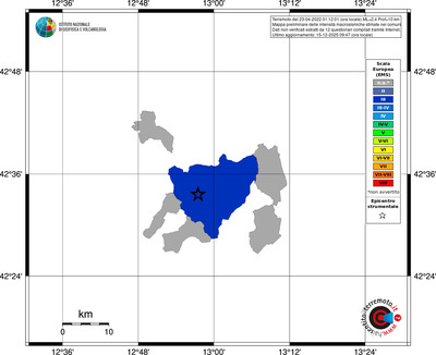 Mappa EMS - territori comuni
