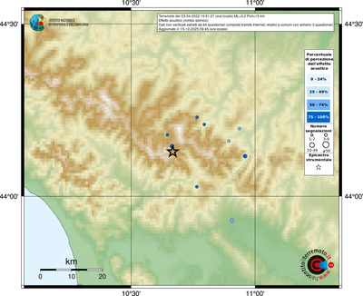 Mappa comuni con almeno 3 questionari