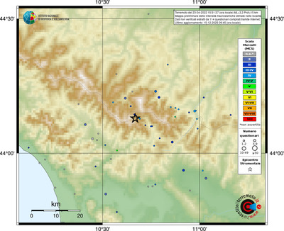 Mappa MCS - località