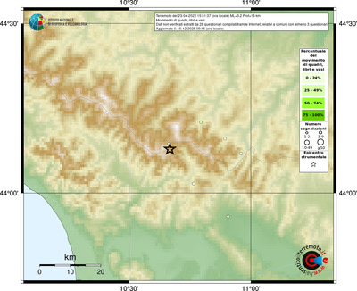 Mappa comuni con almeno 3 questionari