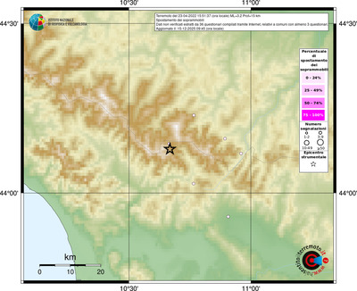 Mappa comuni con almeno 3 questionari
