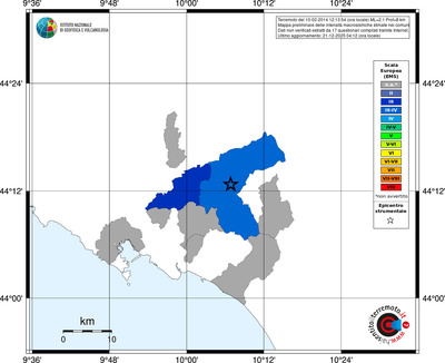 Mappa EMS - territori comuni