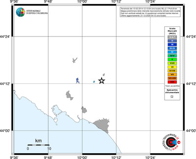 Mappa MCS - territori località