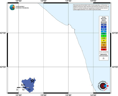 Mappa MCS - territori comuni