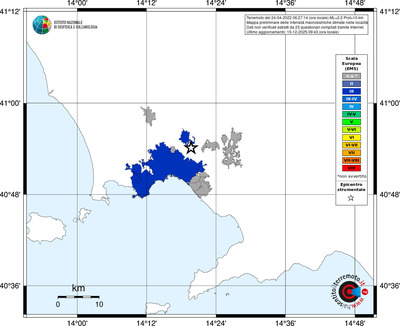 Mappa EMS - territori località