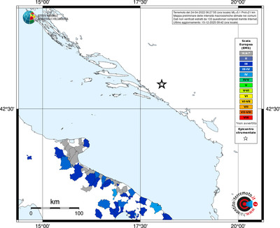 Mappa EMS - territori comuni