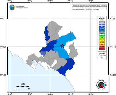 Mappa MCS - territori comuni