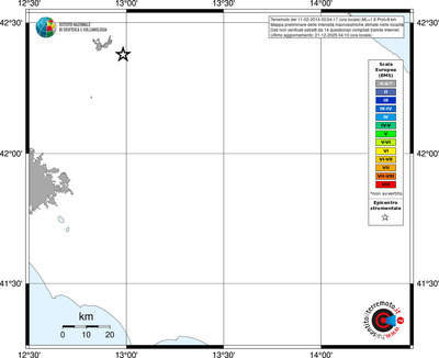 Mappa EMS - territori località