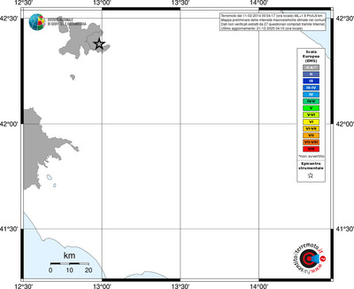 Mappa EMS - territori comuni