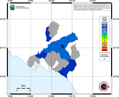 Mappa EMS - territori comuni