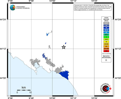 Mappa MCS - territori località