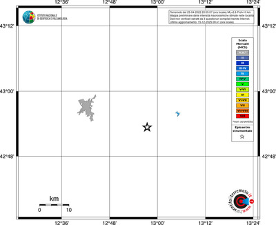 Mappa MCS - territori località