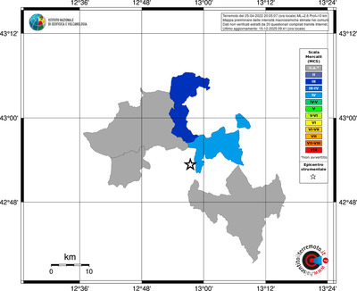 Mappa MCS - territori comuni