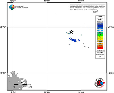 Mappa EMS - territori località