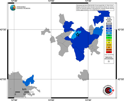 Mappa EMS - territori comuni