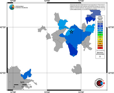Mappa MCS - territori comuni