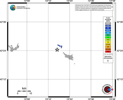 Mappa EMS - territori località
