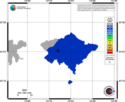 Mappa EMS - territori comuni