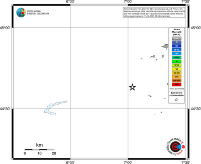 Mappa MCS - territori località