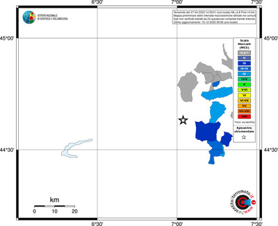 Mappa MCS - territori comuni