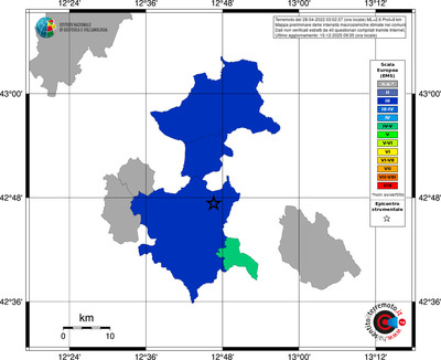 Mappa EMS - territori comuni