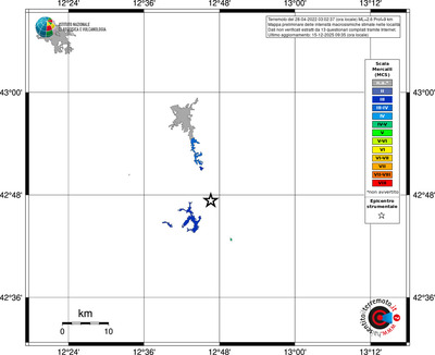 Mappa MCS - territori località