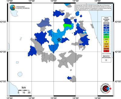 Mappa EMS - territori comuni