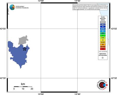 Mappa MCS - territori comuni