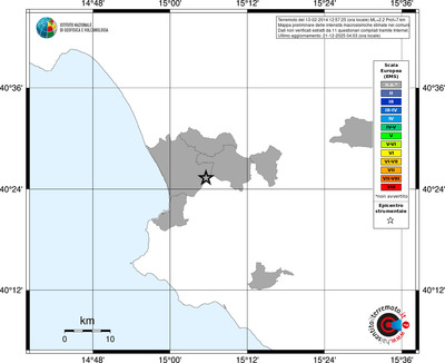 Mappa EMS - territori comuni