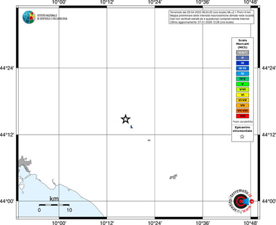 Mappa MCS - territori località