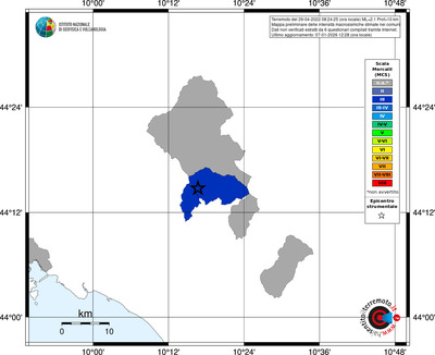 Mappa MCS - territori comuni