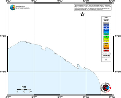 Mappa MCS - territori località
