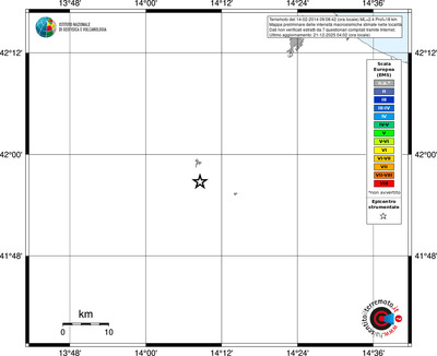 Mappa EMS - territori località