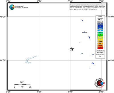 Mappa MCS - territori località