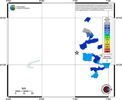 Mappa MCS - territori comuni
