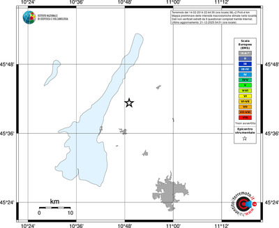 Mappa EMS - territori località