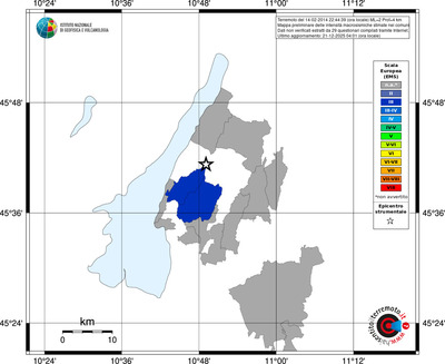 Mappa EMS - territori comuni
