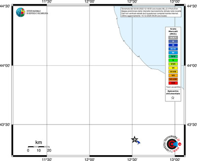 Mappa MCS - territori località
