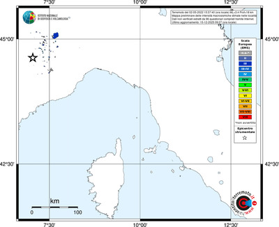Mappa EMS - territori località