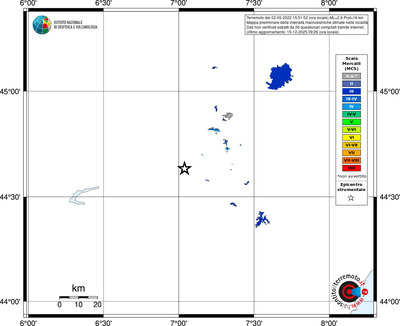 Mappa MCS - territori località
