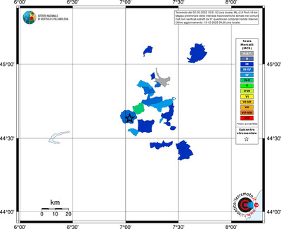 Mappa MCS - territori comuni