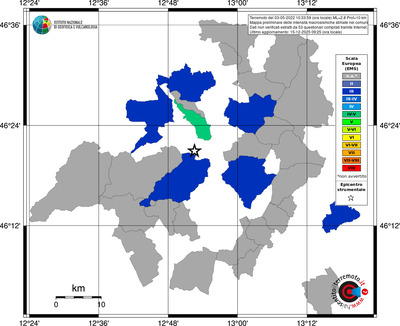 Mappa EMS - territori comuni