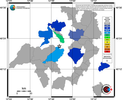 Mappa MCS - territori comuni