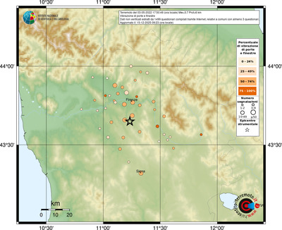 Mappa comuni con almeno 3 questionari